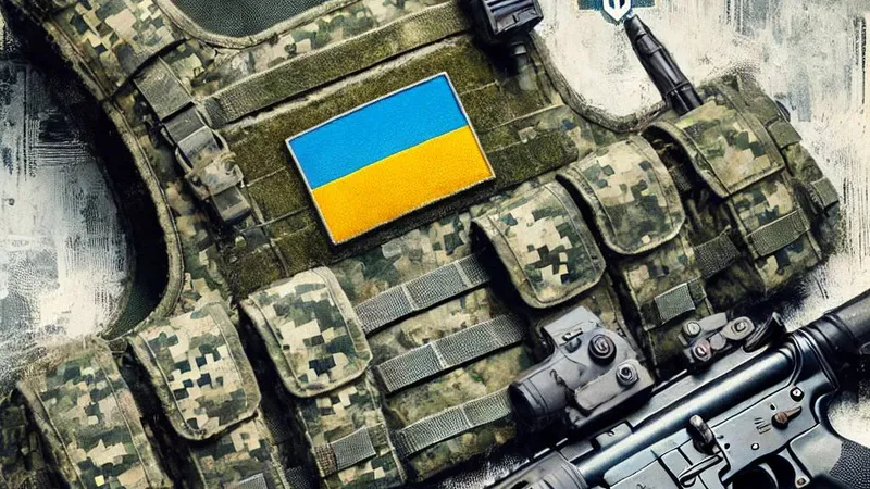 Body armor for a pilot of the Presidential Brigade (B. Khmelnytsky)