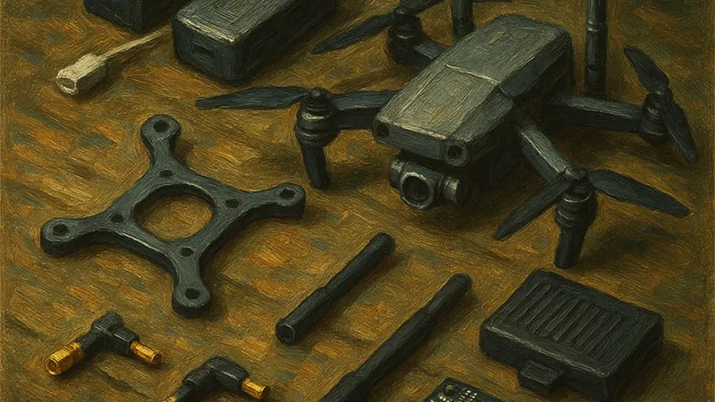 Drone components for the 100th Mechanized Brigade