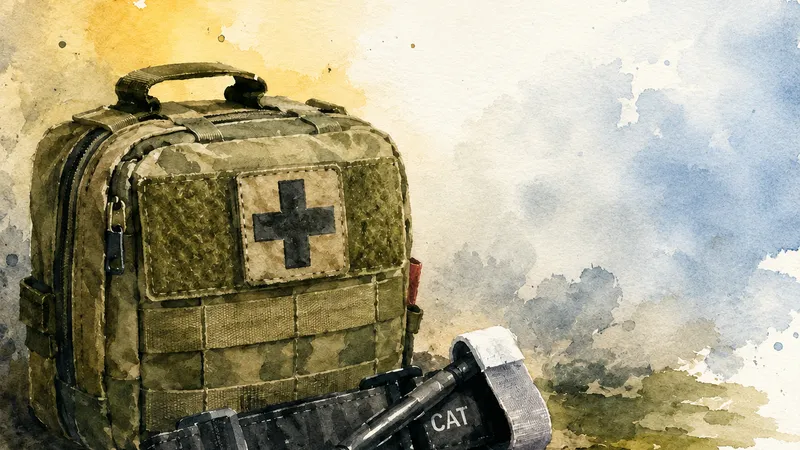 First aid kits and tourniquets for the 24th Mechanized Brigade