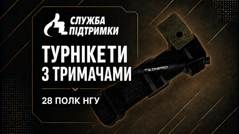 Турнікети з тримачами для 28 полку НГУ